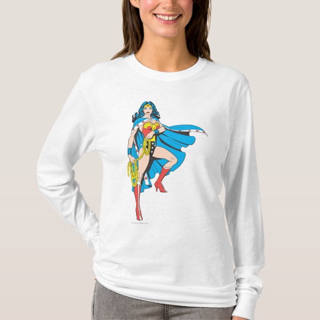 T-shirt Wonder Woman Cape (Frente)