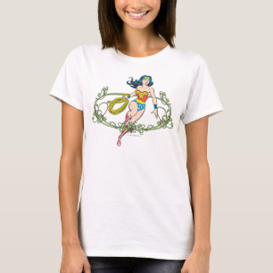 T-shirt Wonder Woman Green Vines
