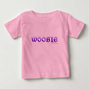 T-shirt Woobie o cão roxo