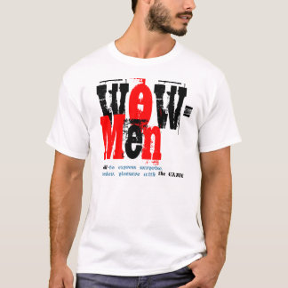 T-shirt Wow??? Significa algo como "bem, uau! "