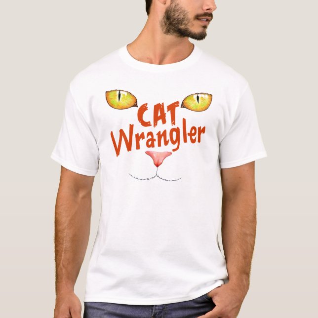 T-shirt Wrangler do gato (Frente)
