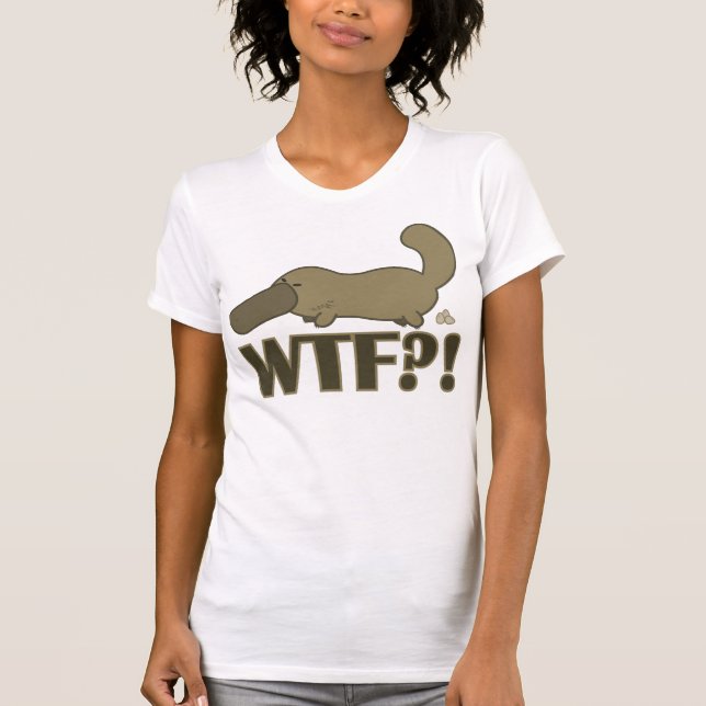T-shirt WTF Platypus (Frente)