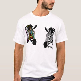 T-shirt WTF? Zebra