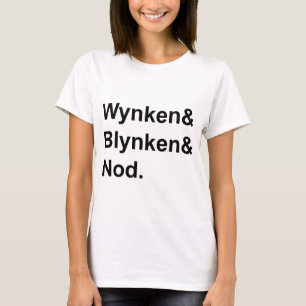 T-shirt Wynken Blynken & Nod   História em tempo de dormir