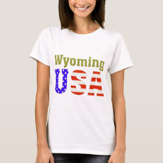 T-shirt Wyoming EUA!