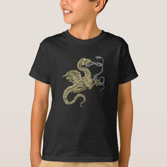T-shirt Wyvern Dragon vs. Cobra (Frente)
