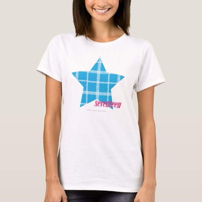 T-shirt Xadrez Aqua 3 (Frente)