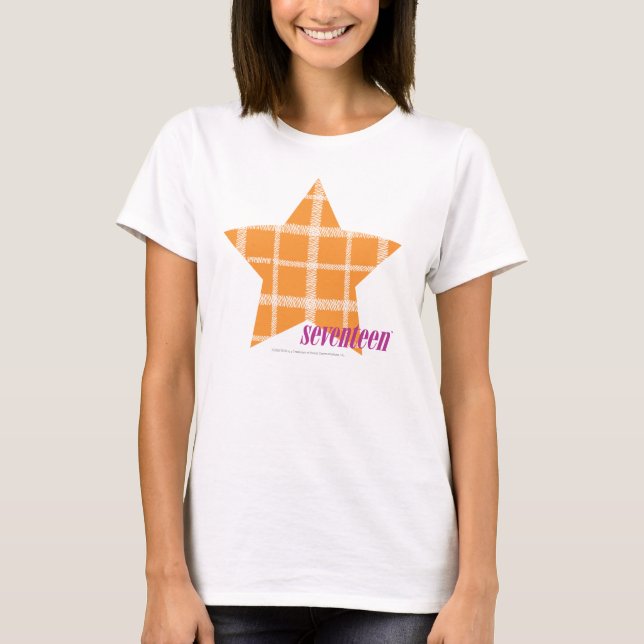 T-shirt Xadrez Laranja 2 (Frente)