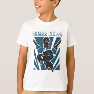T-shirt Xadrez Ninja