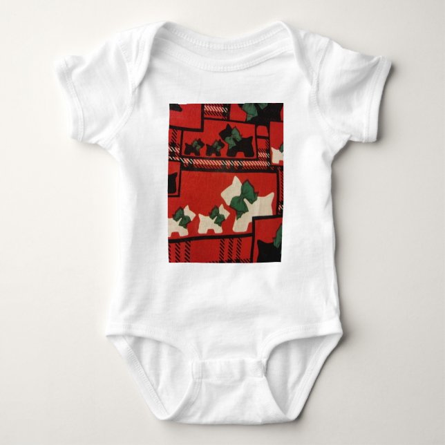 T-shirt Xadrez Scotties & Westies (Frente)