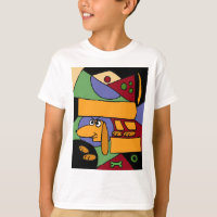 XX- Dachshund engraçado da arte abstracta