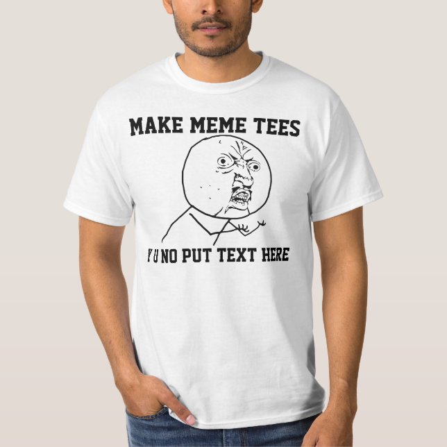T-SHIRT Y U NENHUM (Frente)