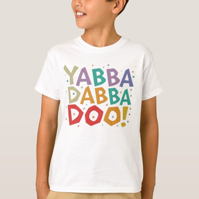 t-shirt yabba dabba doo (Frente)