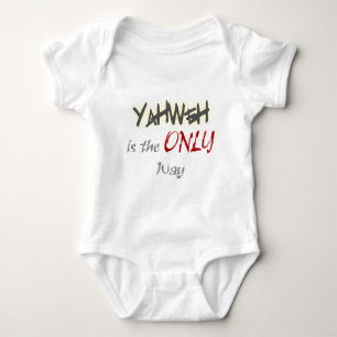 T-shirt YahWeh a ÚNICA maneira de ser religioso