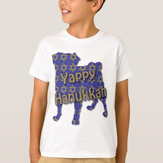 T-shirt Yappy Hanukkah (Frente)