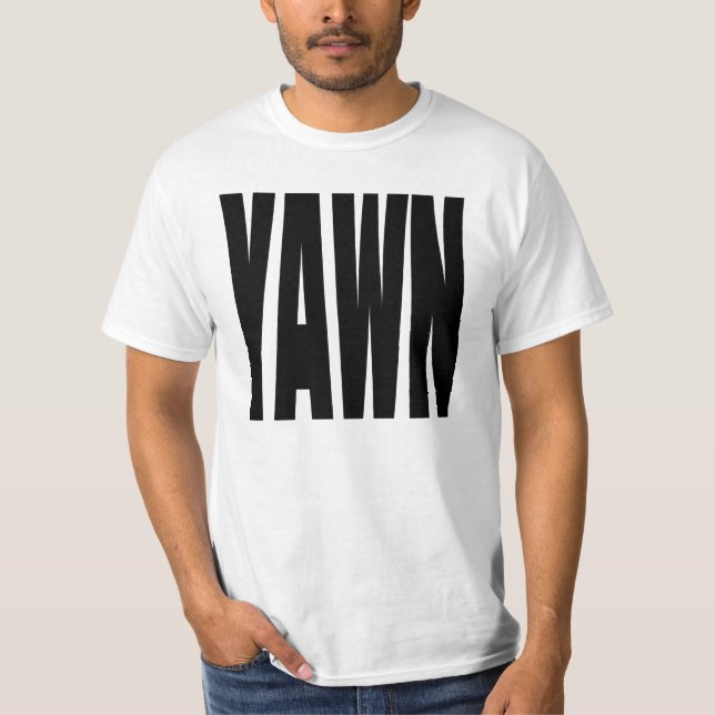T-SHIRT YAWN. (Frente)