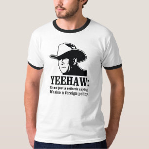 T-shirt Yeehaw: Política externa do campónio