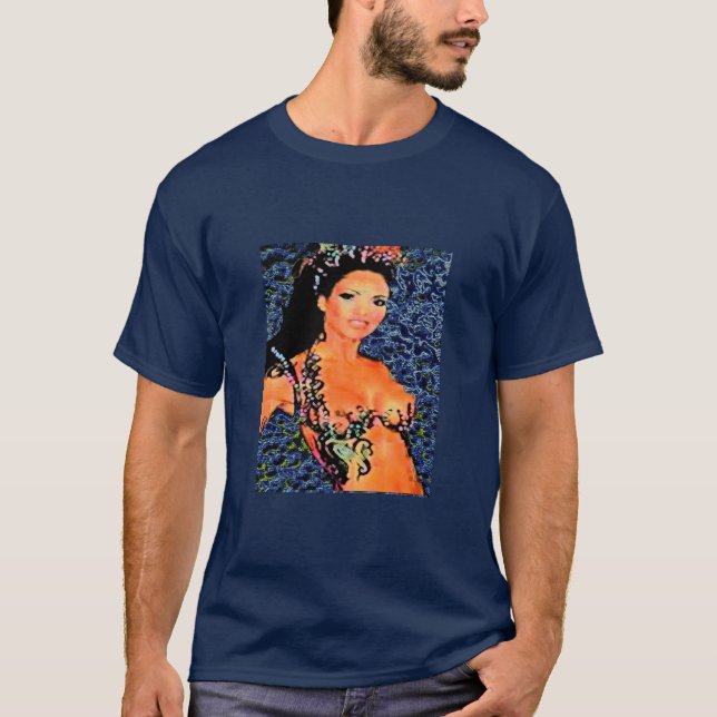 T-SHIRT YEMAYA TELHADO (Frente)