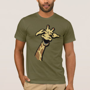 T-shirt Yer 'Avin' A Girafa rindo-se do gráfico