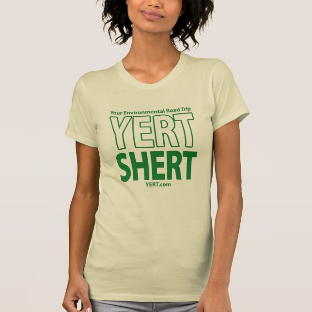 T-shirt YERTSHERTgreen (Frente)