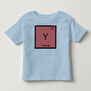 T-shirt Yesenia Nome Química Elemento Tabela Periódica