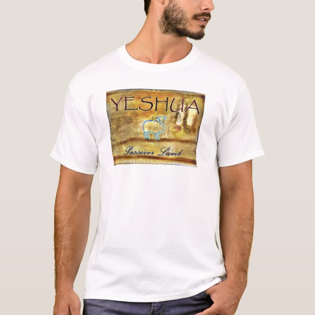T-shirt Yeshua o cordeiro do Passover (Frente)