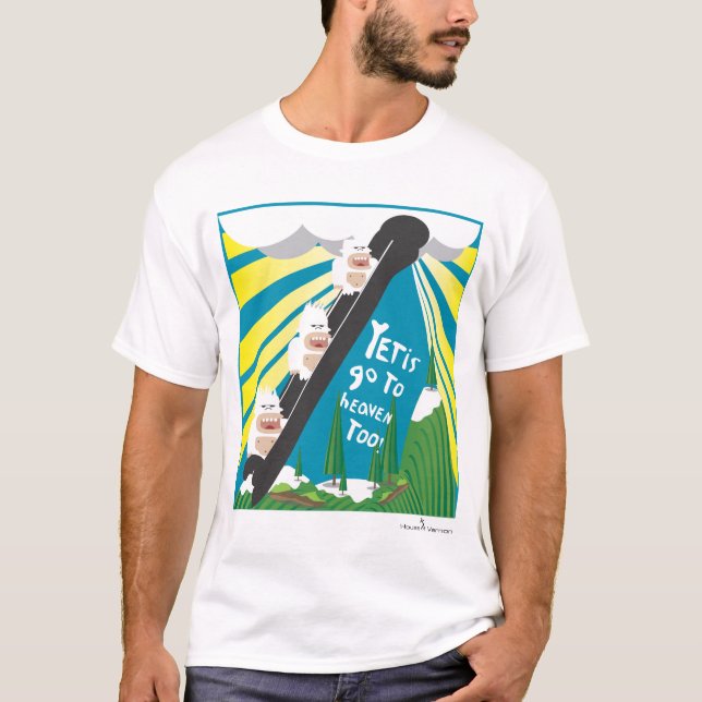 T-shirt Yetis Vai Para O Céu Também! (Frente)