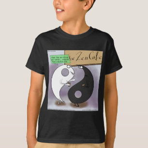 T-shirt Yin Conhece Yang Zen Engraçado