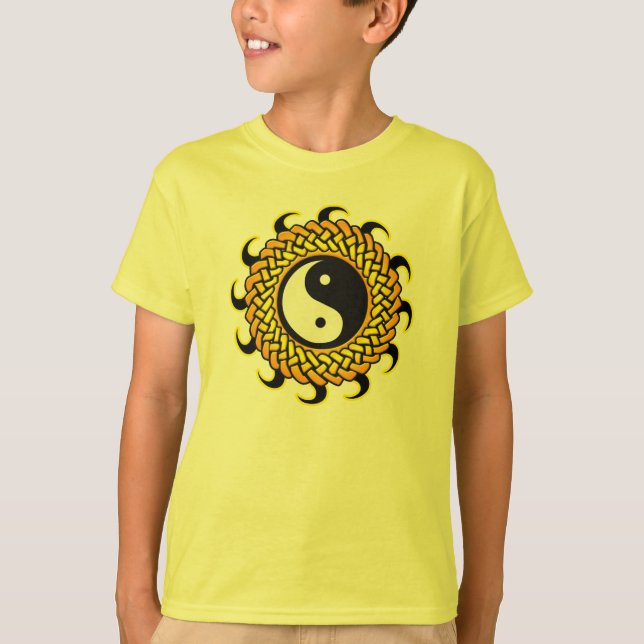 T-shirt Yin Yang Braided Sun (Frente)