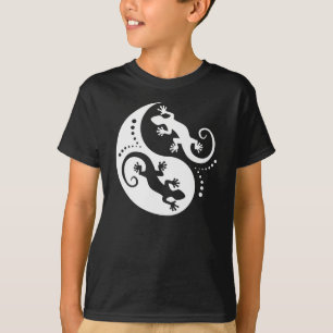 T-shirt YIN & YANG Geckos White + sua ideia