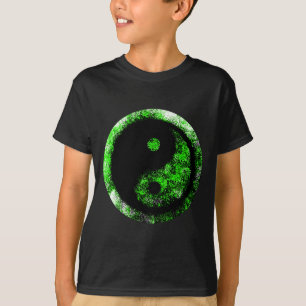 T-shirt Yin Yang Green Black O MUSEUM Zazzle dá presentes