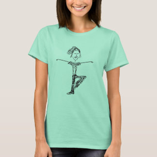T-shirt Yoga Girl | Preto