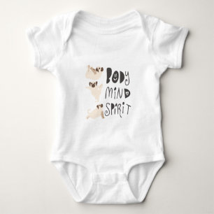 T-shirt Yoga Pugs