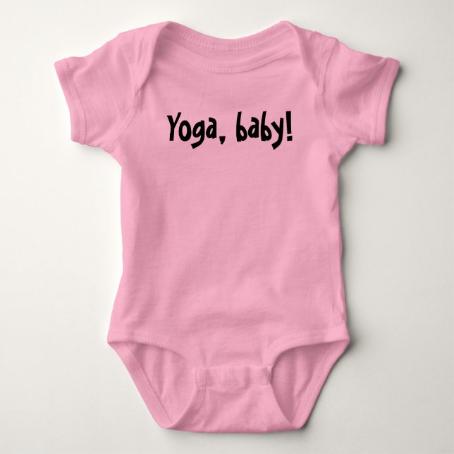 T-shirt Yoga, querida! -Girls Creeper (Frente)