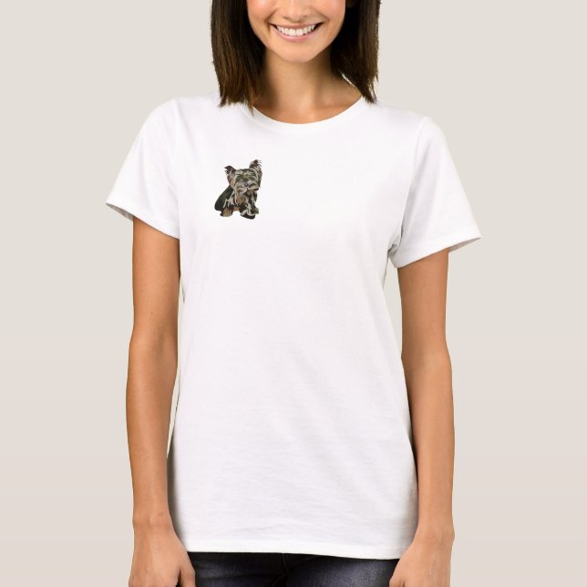 T-shirt Yorkie Camo (Frente)