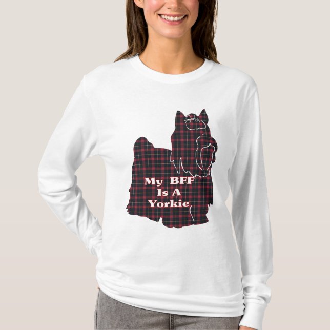 T-shirt Yorkshire Terrier BFF Gifts (Frente)