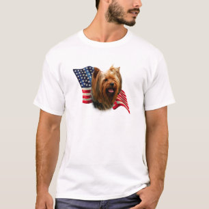 T-shirt Yorkshire Terrier Flag