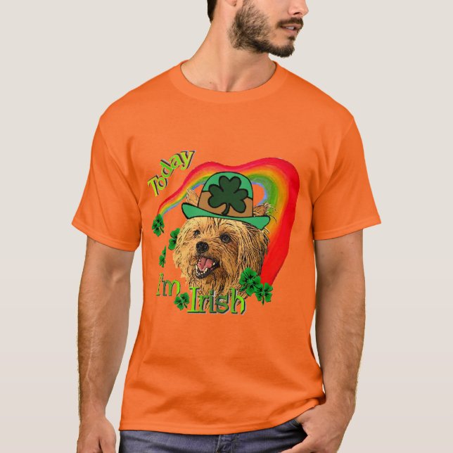 T-shirt Yorkshire Terrier St Patricks (Frente)