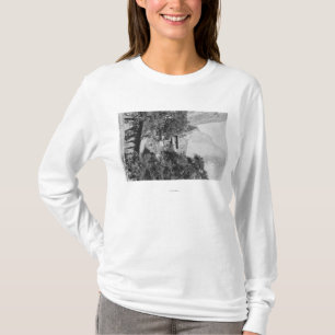 T-shirt Yosemite, CA - o alojamento de Ahwahnee e EL