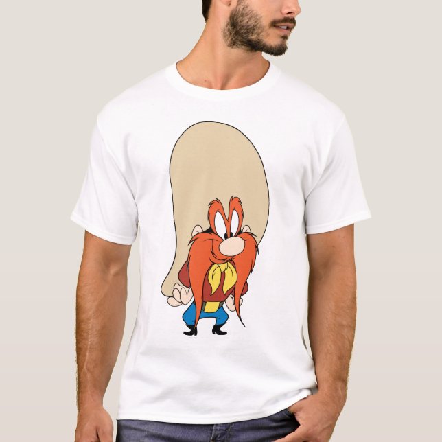 T-shirt Yosemite Sam Mãos em Hips (Frente)