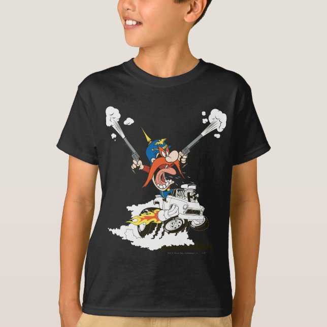 T-shirt Yosemite Sam Road Rage (Frente)