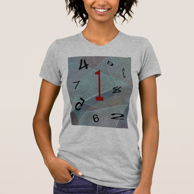 T-shirt You are number 1 on crazy clock design (Frente)
