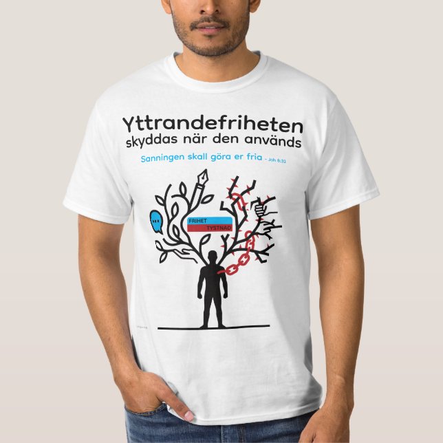 T-shirt — Yttrandefrihet (Frente)