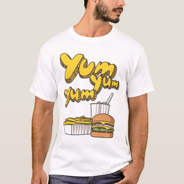 T-shirt Yum Yum Yum (Frente)