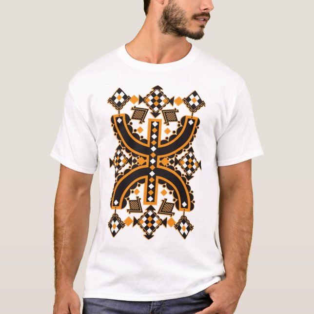 T-SHIRT Z AMAZIGH MON BEAU MOTIF BERBERE (Frente)