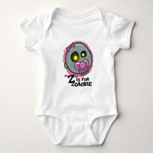 T-shirt "Z" é para Zombie com Pacificador (meninas) Creepe