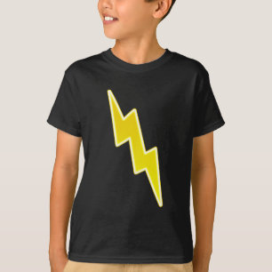 T-shirt Zap - o parafuso de relâmpago amarelo
