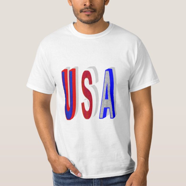 T-shirt zazzle dos EUA (Frente)
