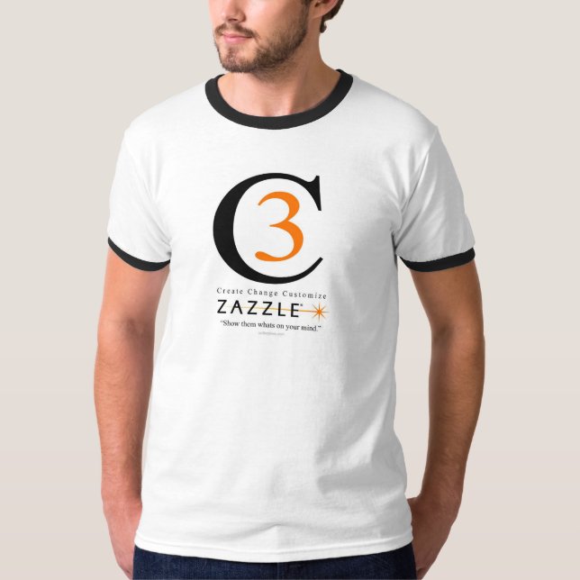 T-shirt Zazzle, mostra-os, (Frente)