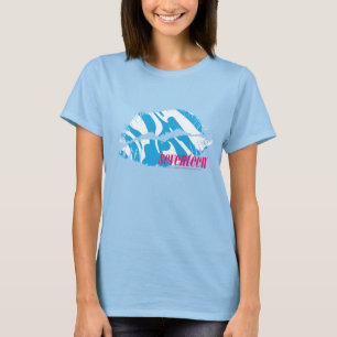 T-shirt Zebra Aqua